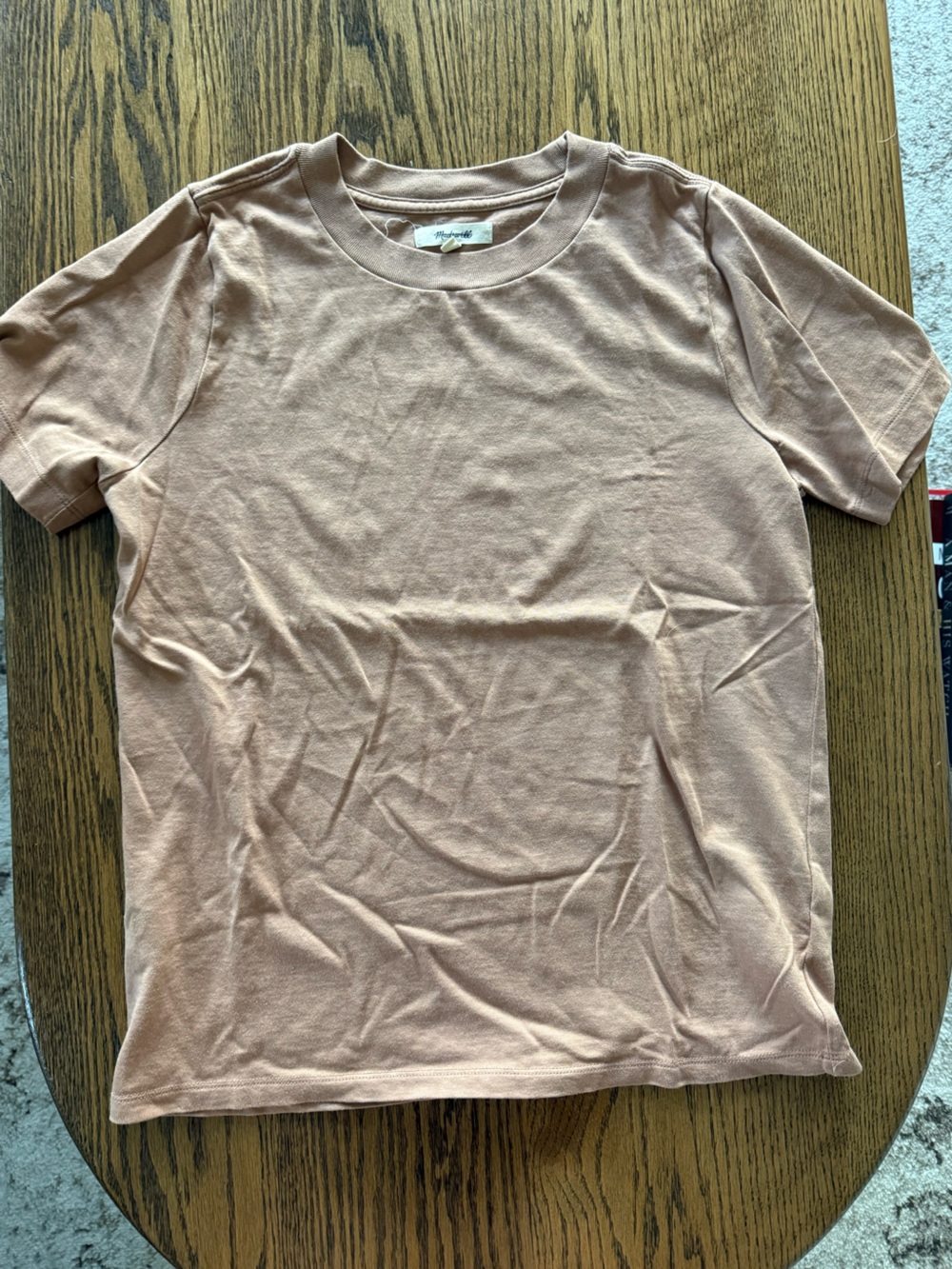 Madewell Short Sleeve Tee in Dusty Peach
